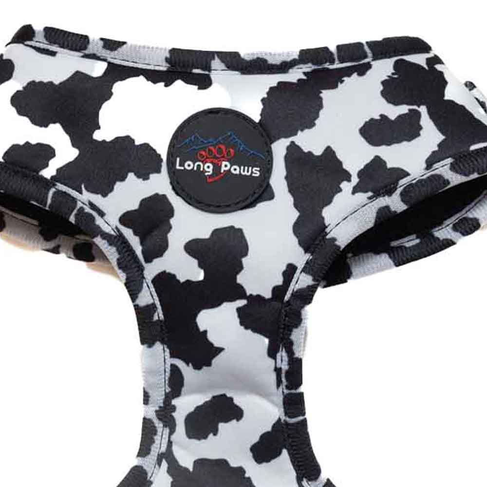 Long Paws Funk the Dog Medium Cow Print Harness Image 6