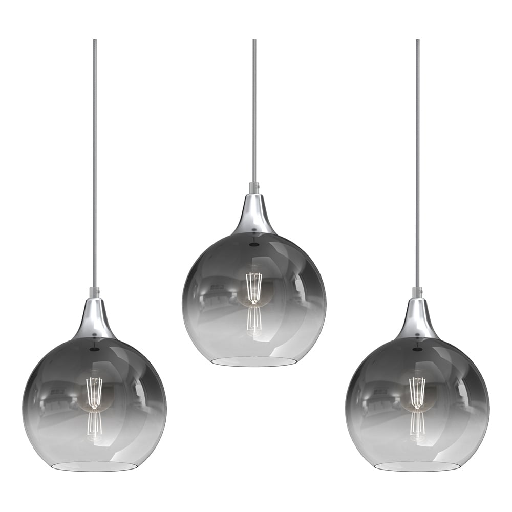 Milagro Monte Silver Pendant Lamp 230V Image 2