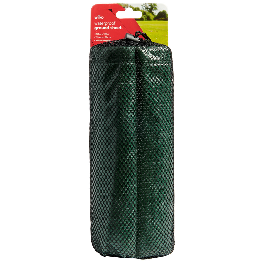 Wilko Groundsheet 1.8m x 1.2m Green Image