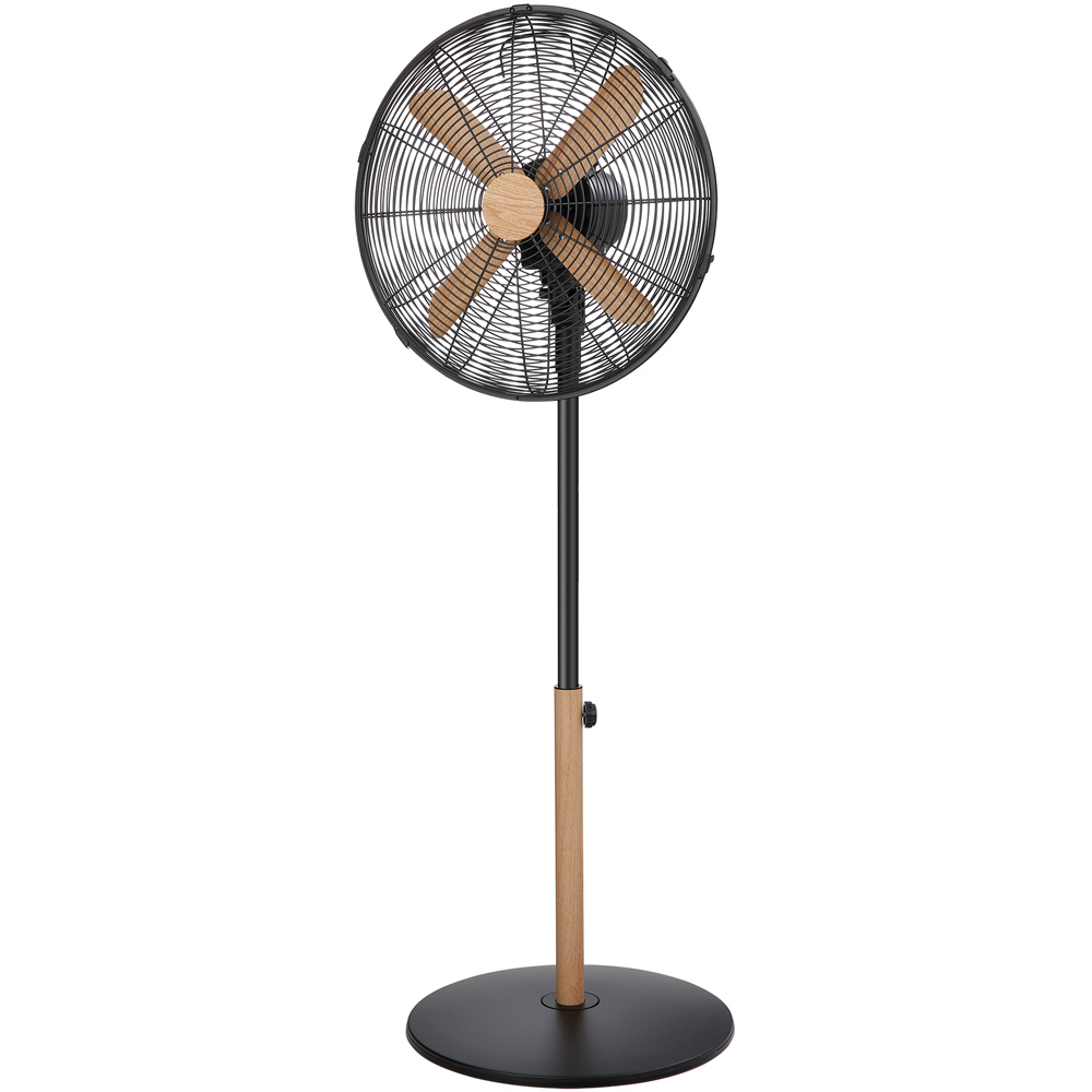 Russell Hobbs Black Scandi Pedestal Fan 16 inch Image 1
