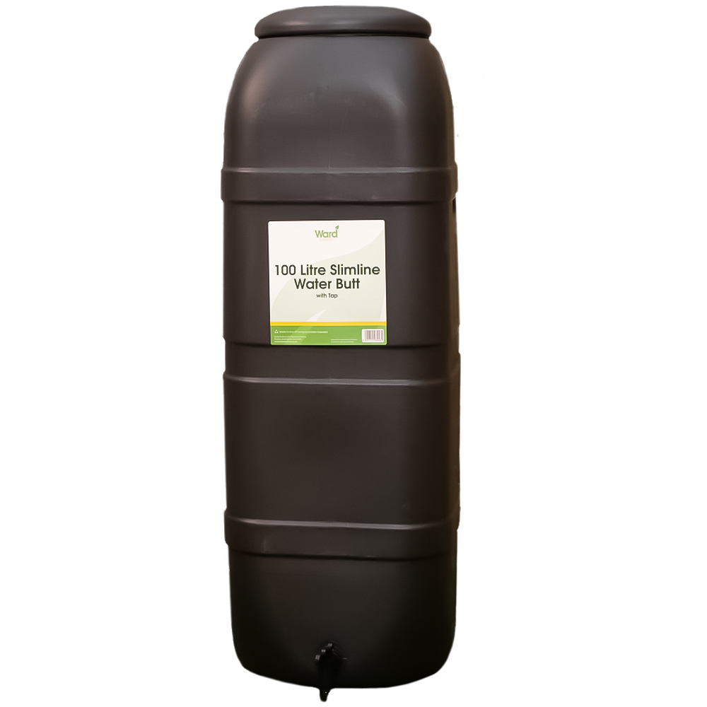 Samuel Alexander 100L Black Slim Water Butt Image 1