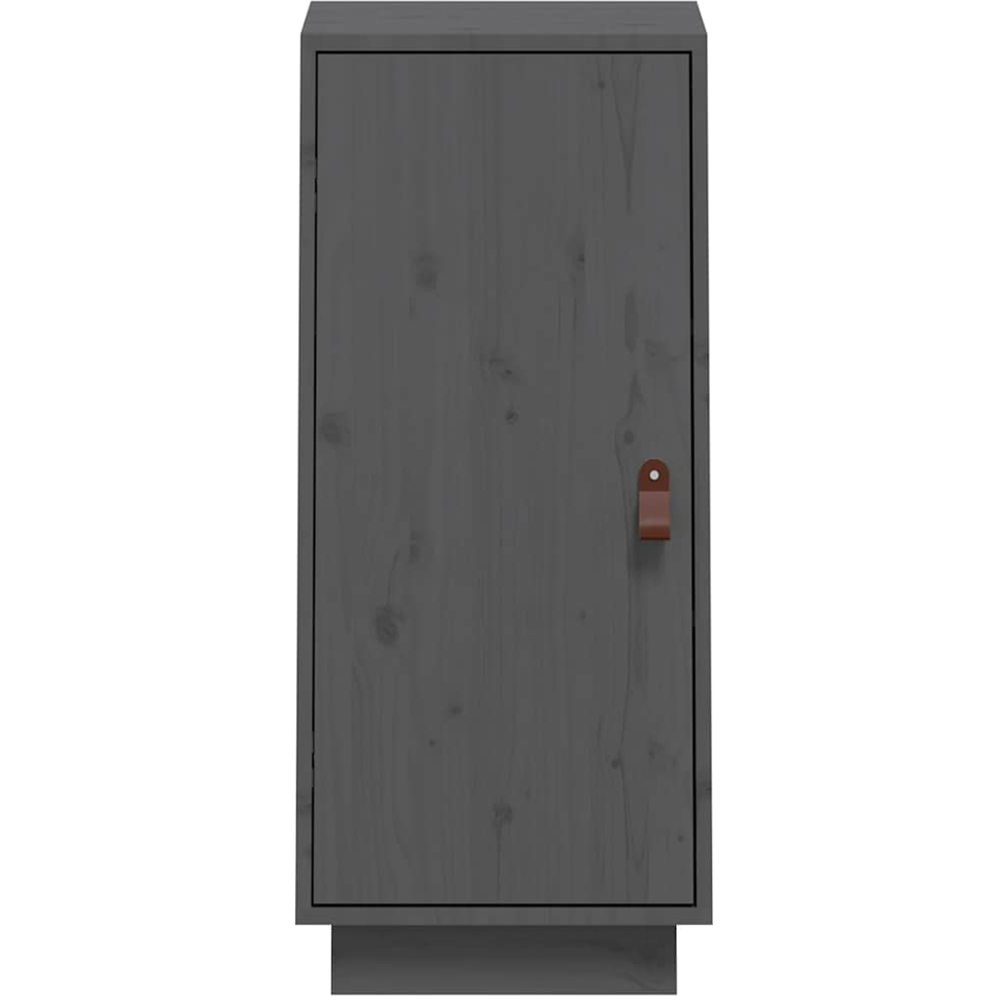 vidaXL Single Door Grey Wooden Sideboard Image 7