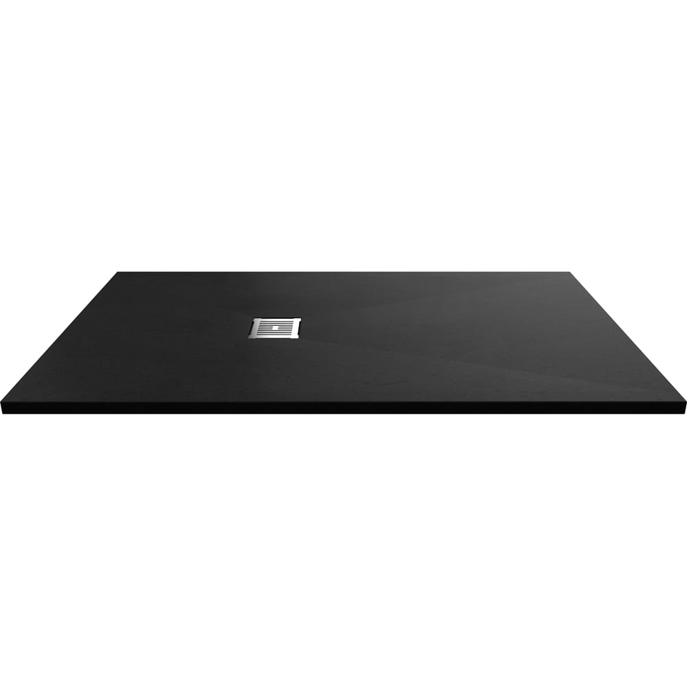 nuie Slate Black Rectangular Shower Tray 1600 x 900mm Image 1