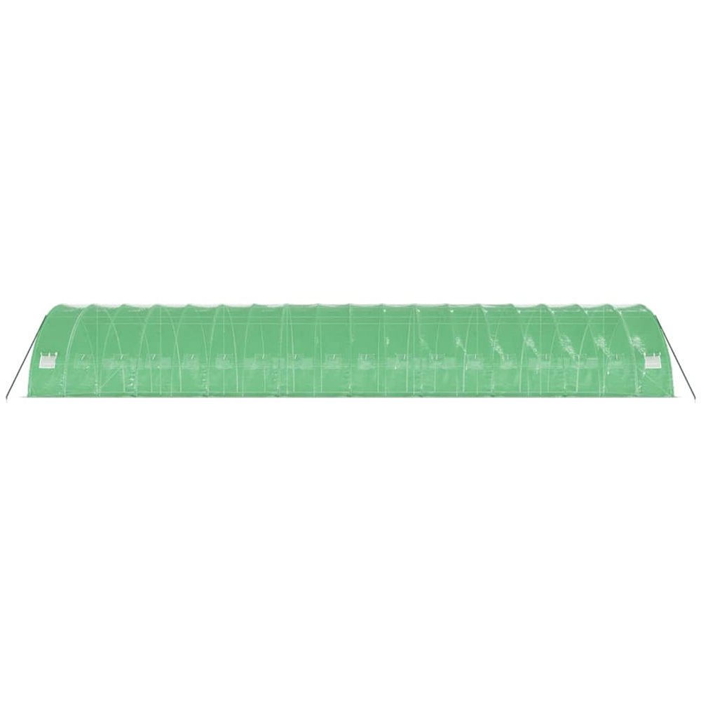 vidaXL Green Polyethylene Galvanised Steel Frame 59 x 19.6ft Greenhouse Image 5