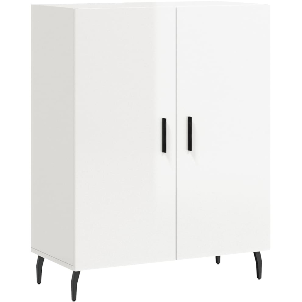 vidaXL White Engineered Wood Sideboard Image 2