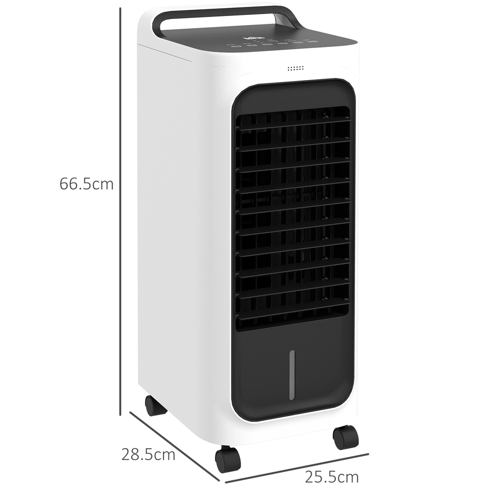HOMCOM White Mobile Air Cooler Image 9