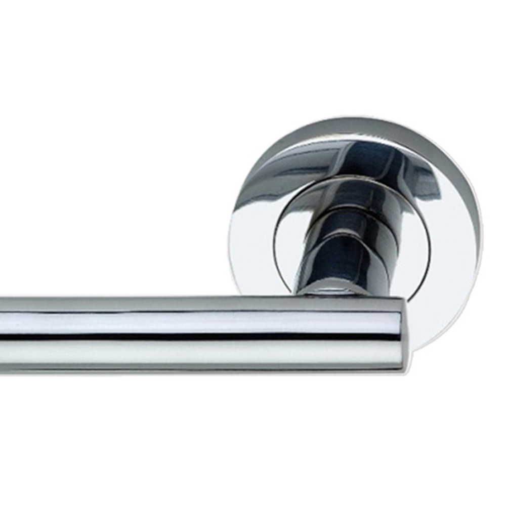 Spira Brass Jura Polished Chrome Lever Door Handle 2 Pack Image 2