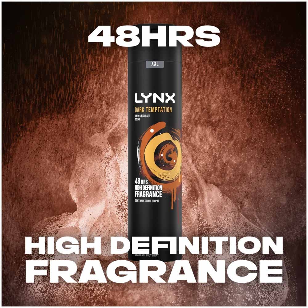 Lynx XXL Dark Temptation Dry Anti Perspirant Case of 6 x 250ml Image 6
