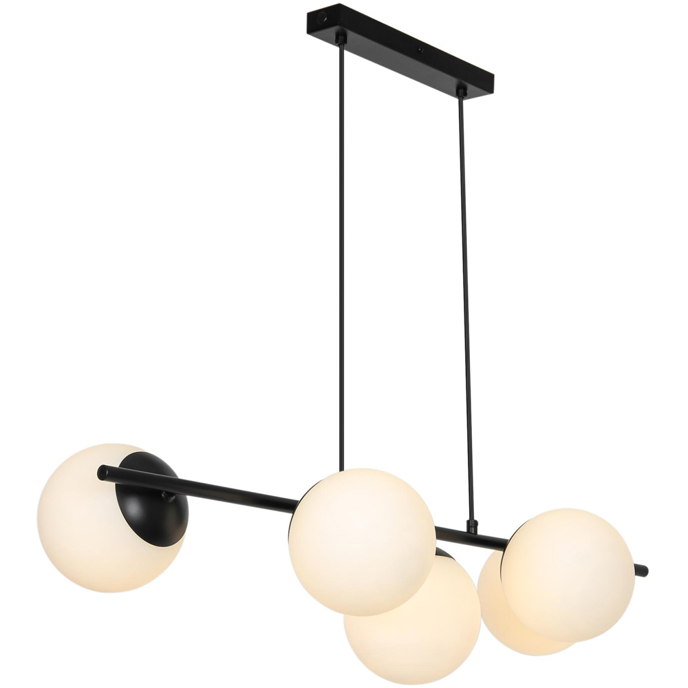 Nordlux Lilly 5-Spot Black Pendant Light Image 4