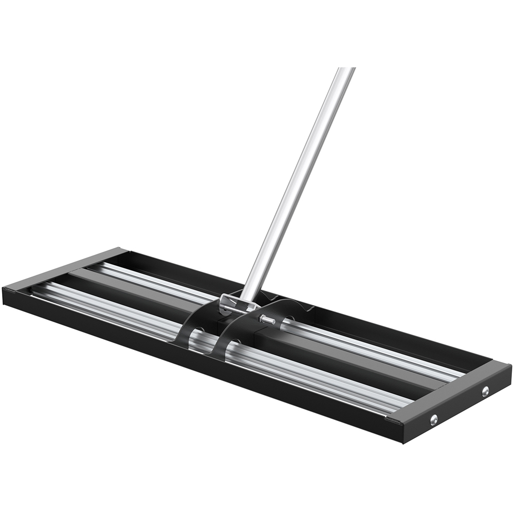 Living and Home Aluminium Alloy Roller Lawn Levelling Rake 76 x 25cm Image 3