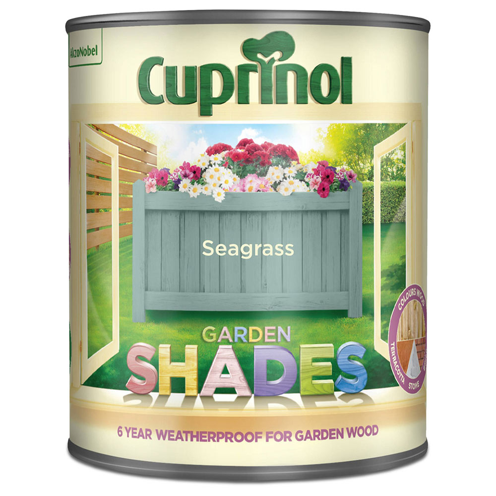 Cuprinol Garden Shades Seagrass Wood Paint 1L Image 2