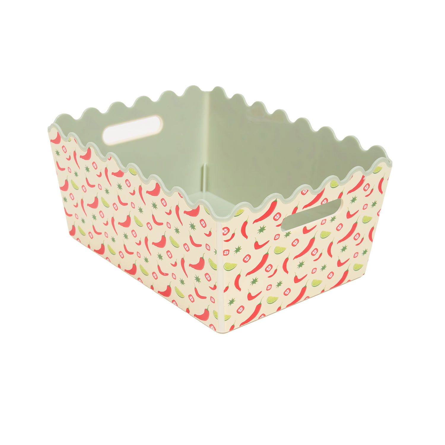 Fruit or Spicy Wave Printed Storage Basket Image 6
