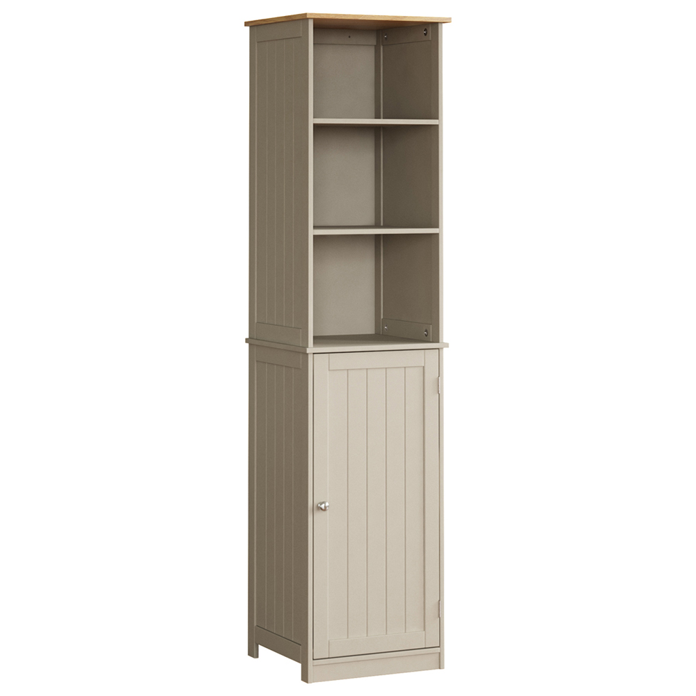 Lassic Bath Vida Priano Single Door 3 Shelf Tall Floor Cabinet Image 2