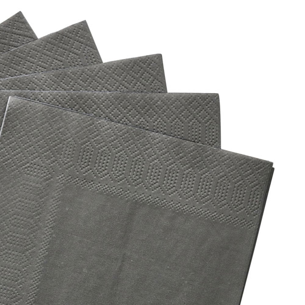 Wilko Grey 2ply Napkins 20 Pack   Image 6