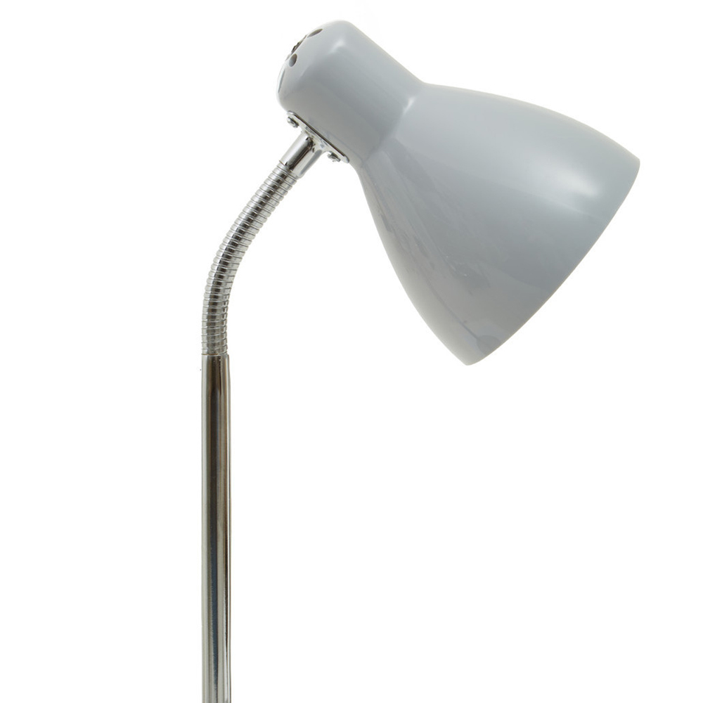 Premier Housewares Finley Grey Desk Lamp Image 3