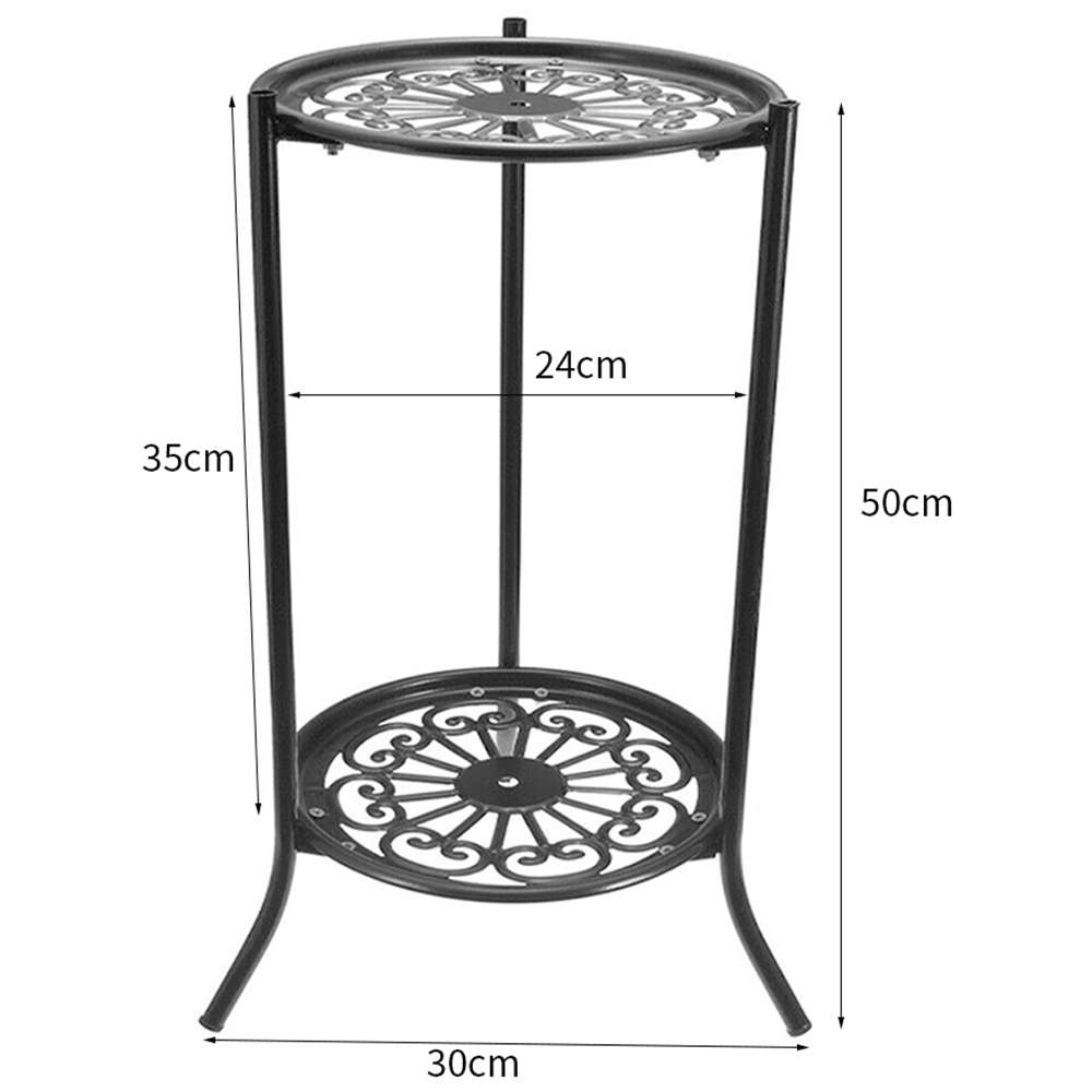 2 Tier Metal Plant Display Stand Image 8