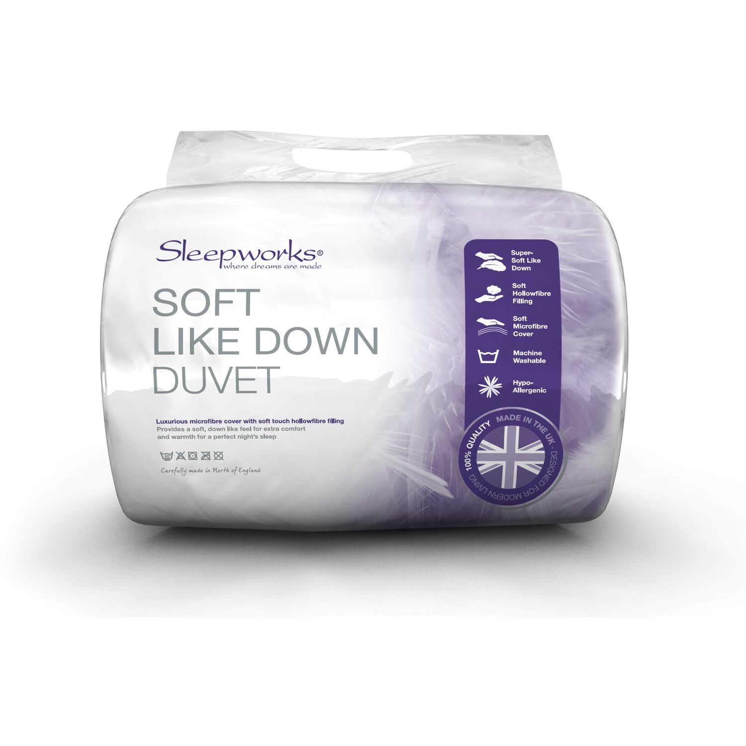 Sleepworks Double Soft Like Down Duvet Image 2