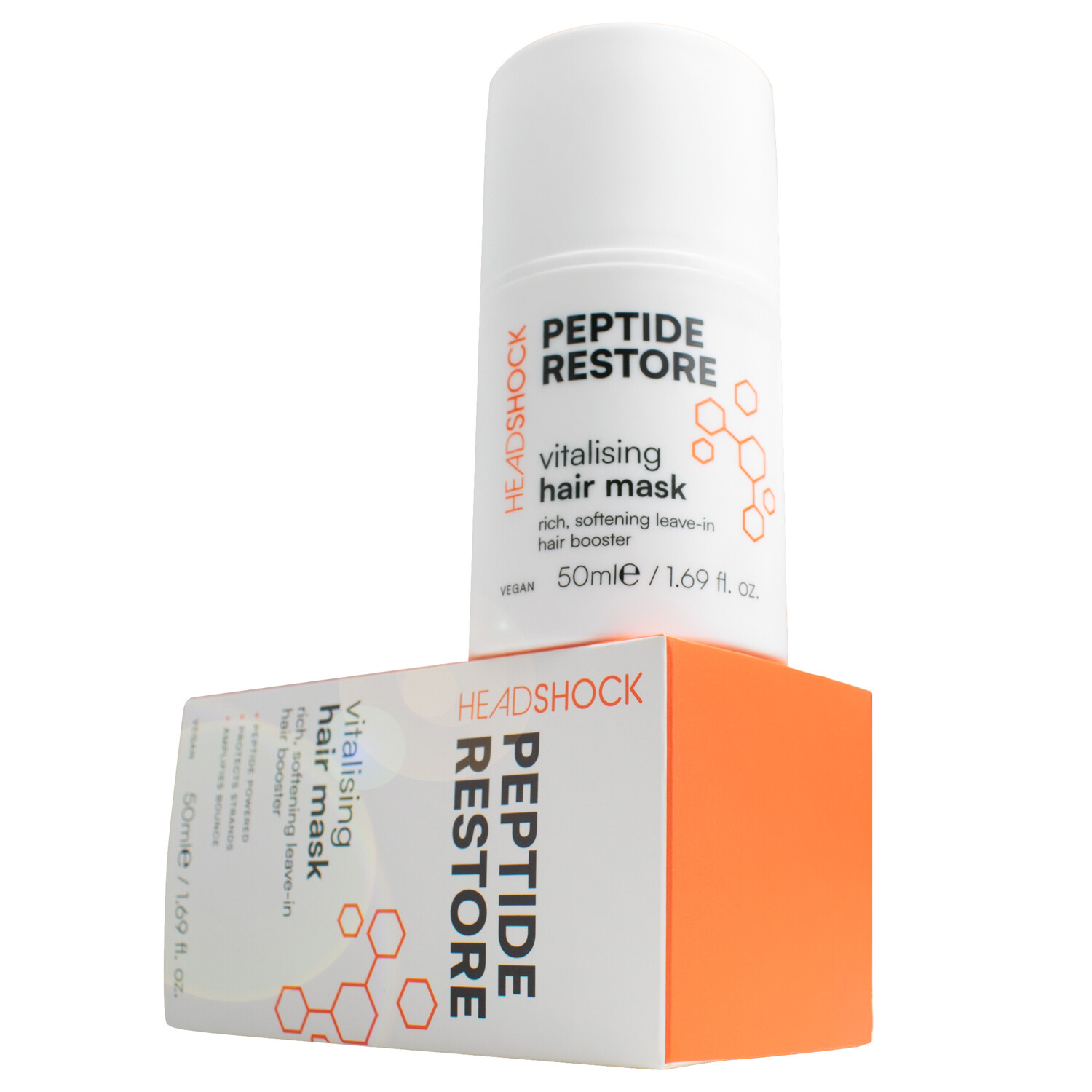 Headshock Peptide Restore Vitalising Hair Mask - White Image
