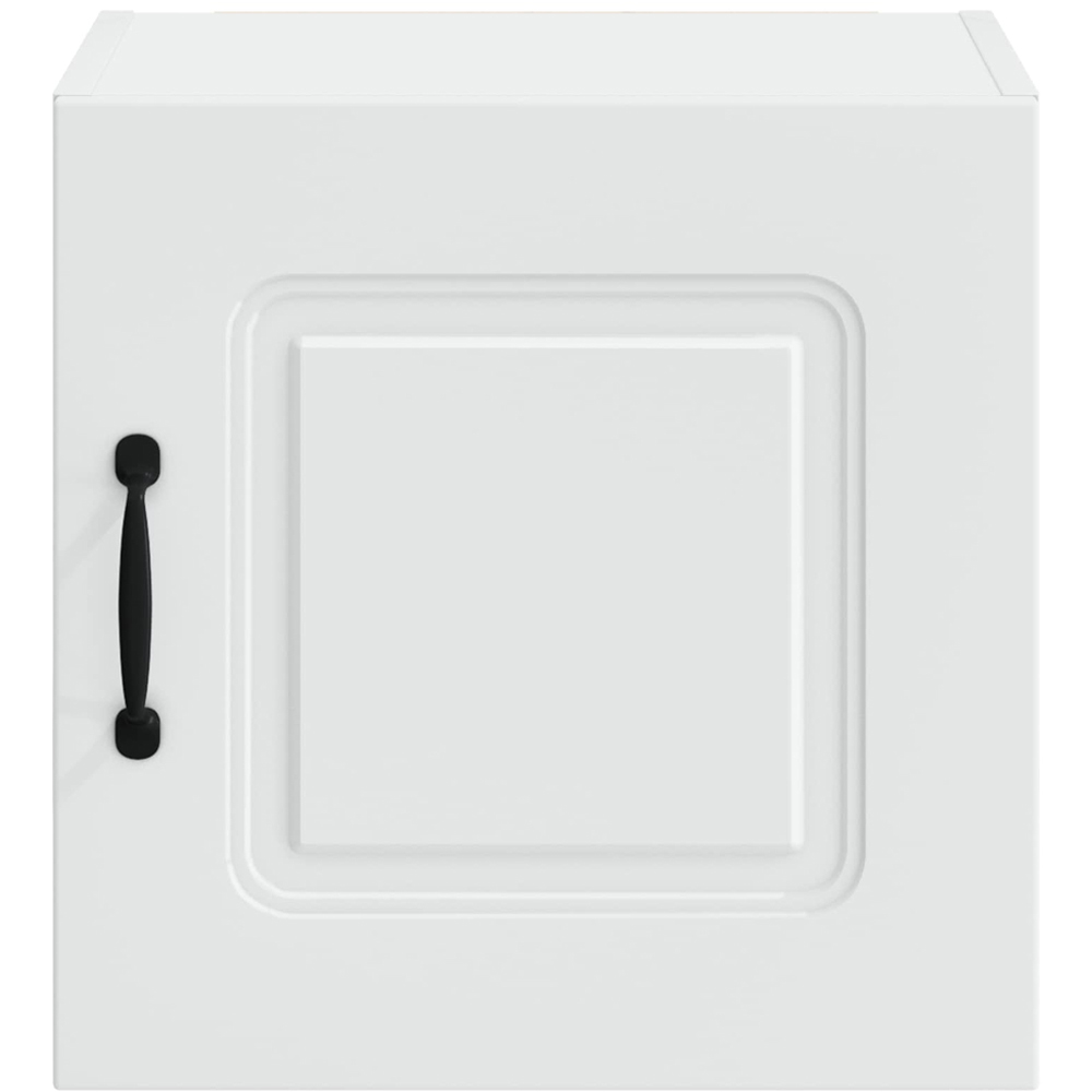 vidaXL Kalmar Single Door White Wall Mounted Square Kitchen Cabinet Set of 2 Image 5