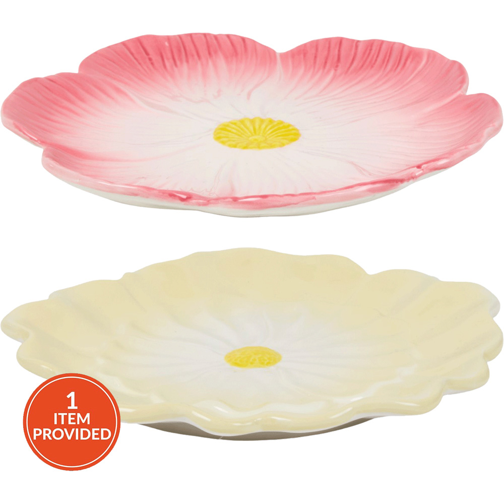 Large Flower Plate Image 1