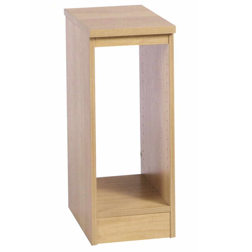 R White Cabinets Desktop Tower Storage Brown Image 2