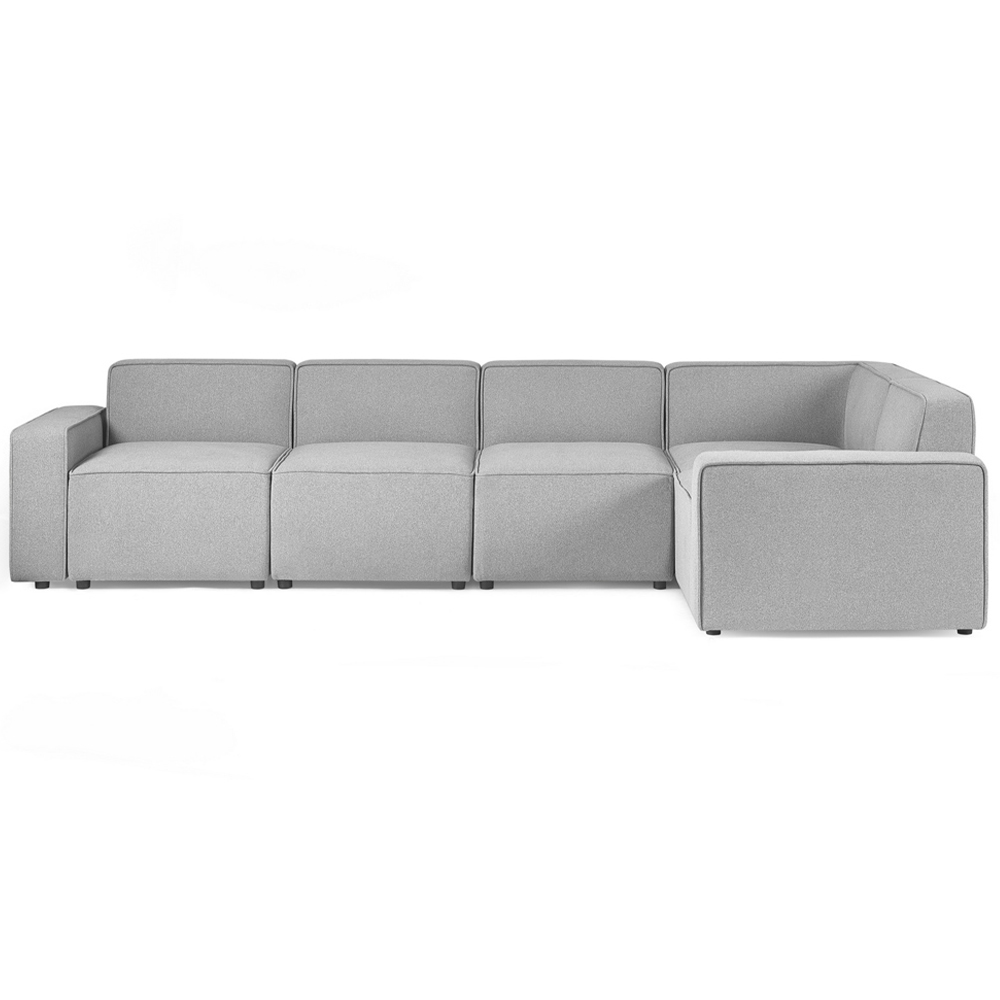 Julian Bowen Lago 4 Seater Grey Combination L Shape Sofa Set Image 3
