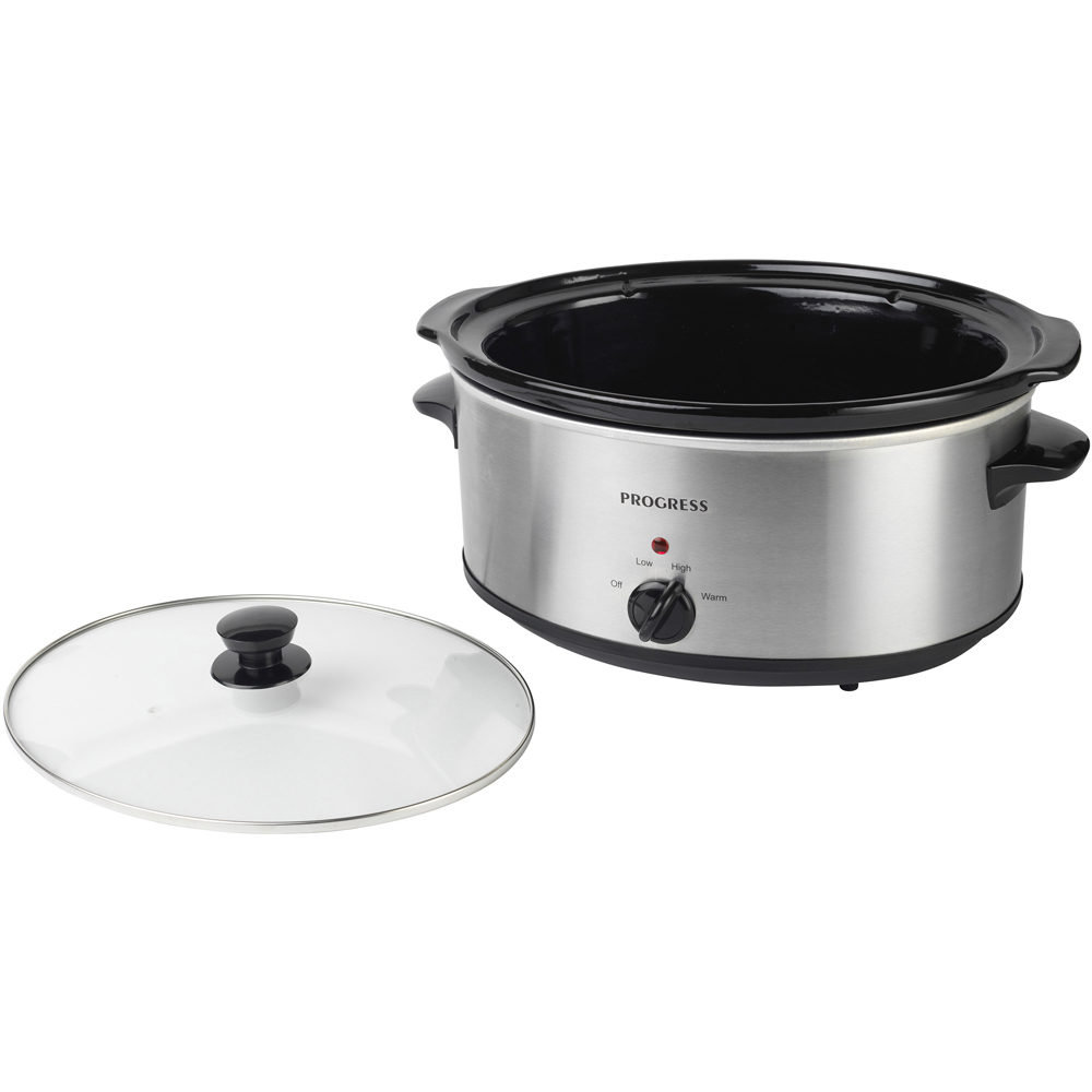 Progress EK4610P Oval Slow Cooker with Glass Lid 6.5L Image 2