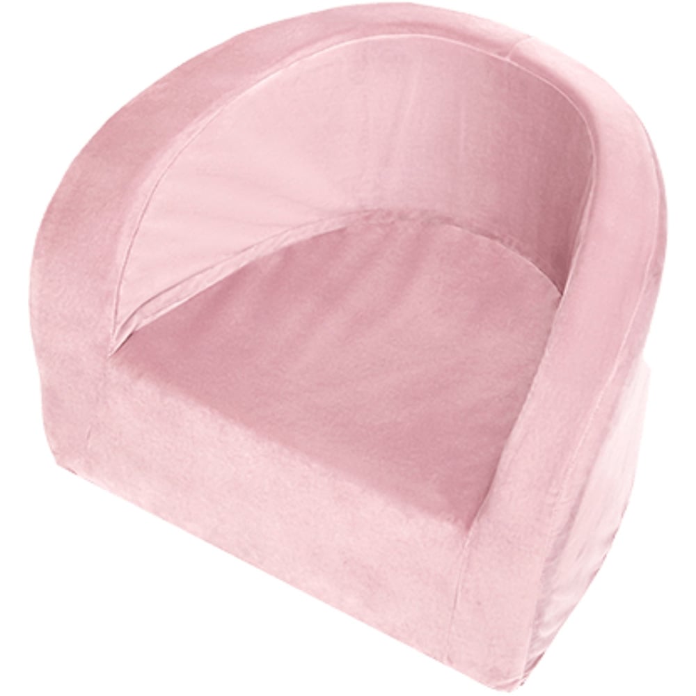 Misioo Pink Velvet Children’s Armchair Image 2