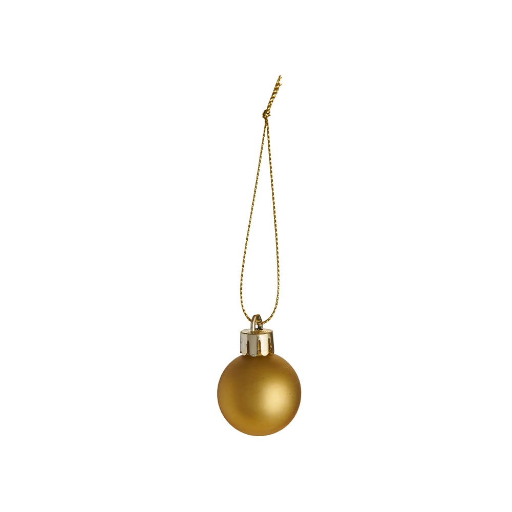 Wilko 35 Pack Small Majestic Mix Gold Baubles Image 8
