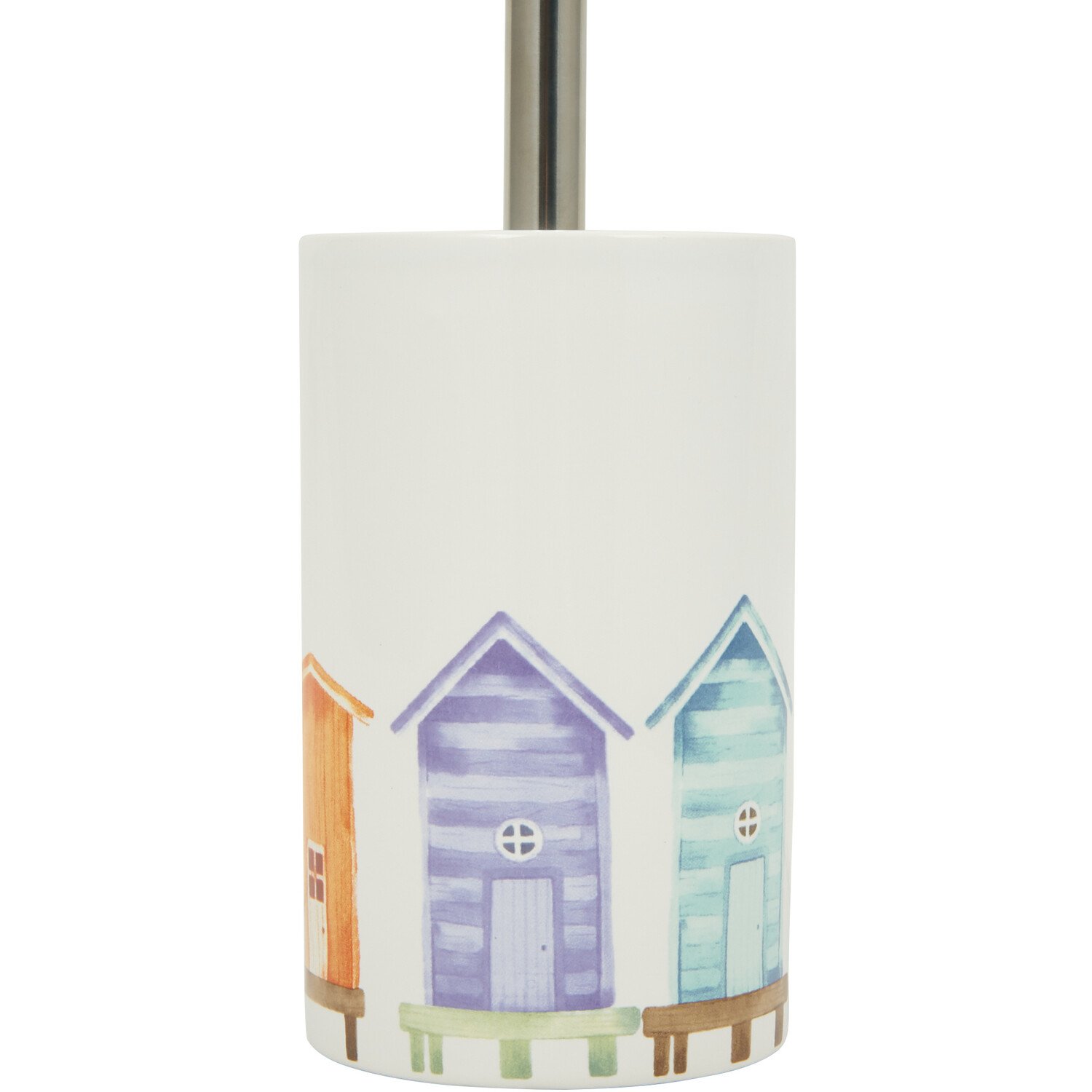 Vintage Beach Hut Toilet Brush Holder Image 3