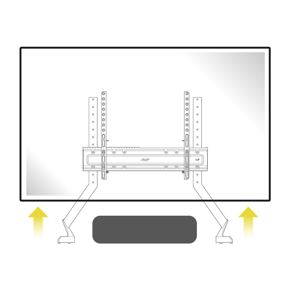 AVF Extra Large Replacement TV Base Image 3