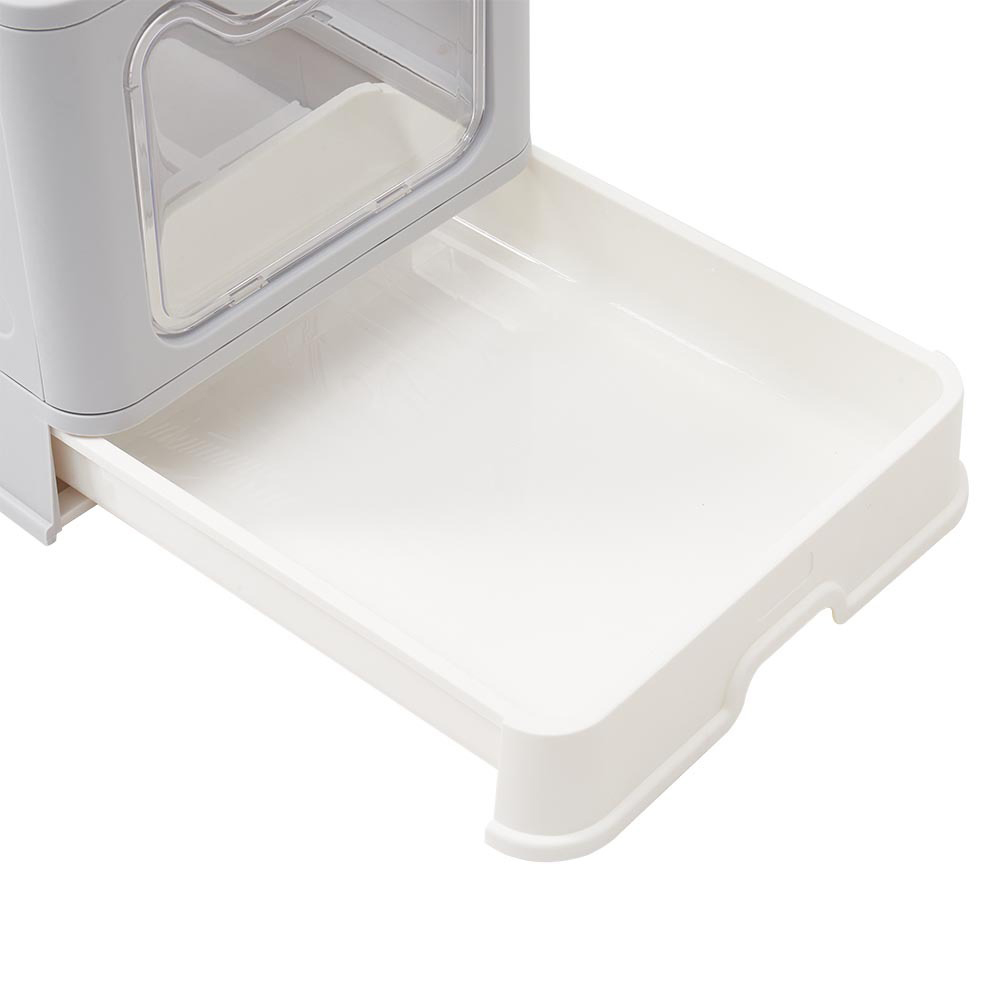 H&O Direct Plastic Cat Litter Box with Top Entry Image 3