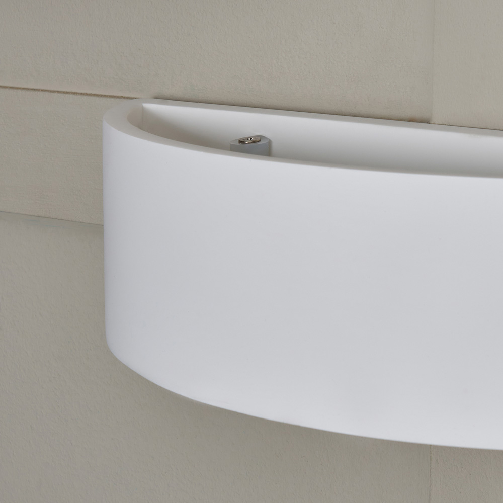 Inlight Paetyn Paintable Plaster Up and Down Wall Light Image 5