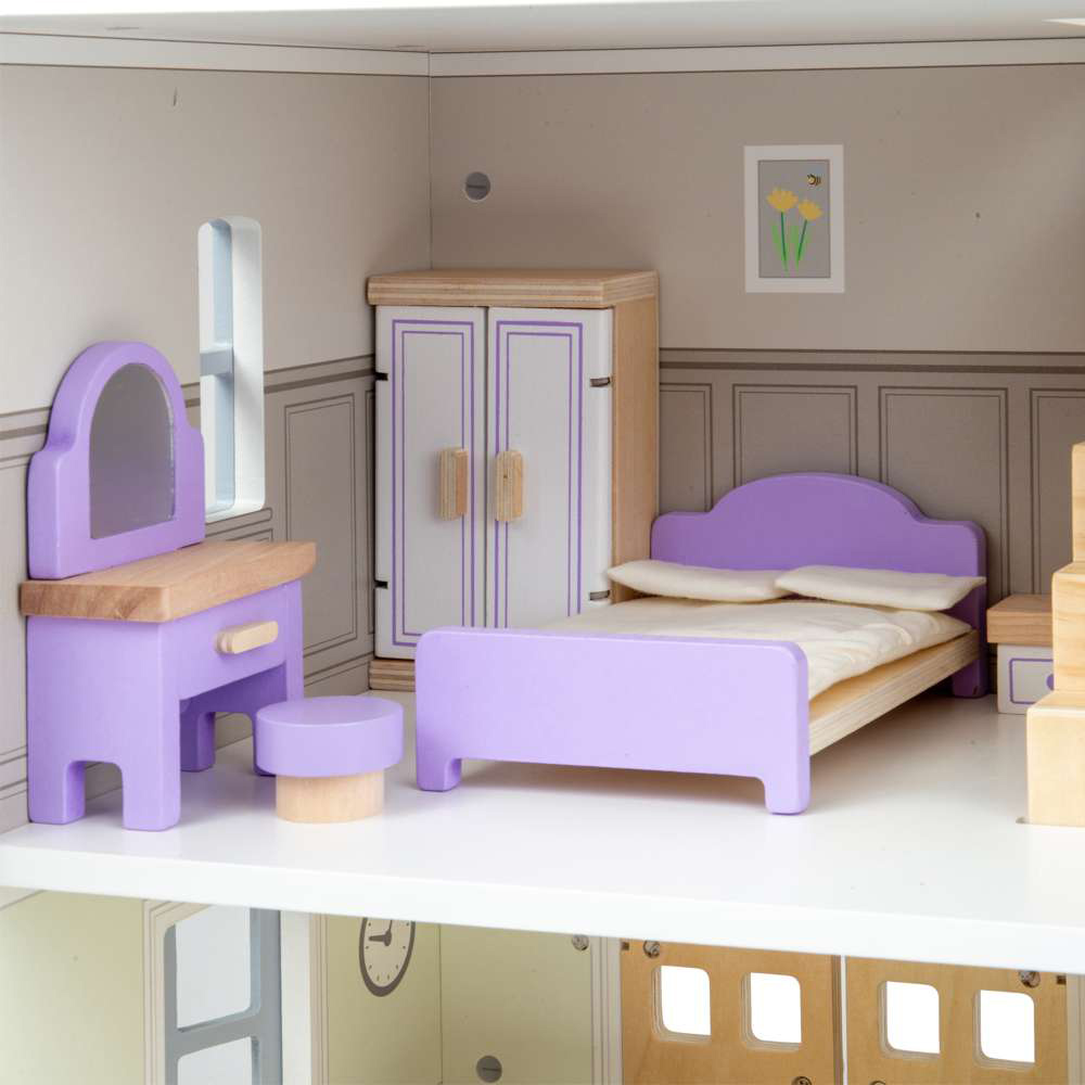 Bigjigs Toys Kids Dolls House Furniture Set 31 Piece Image 4