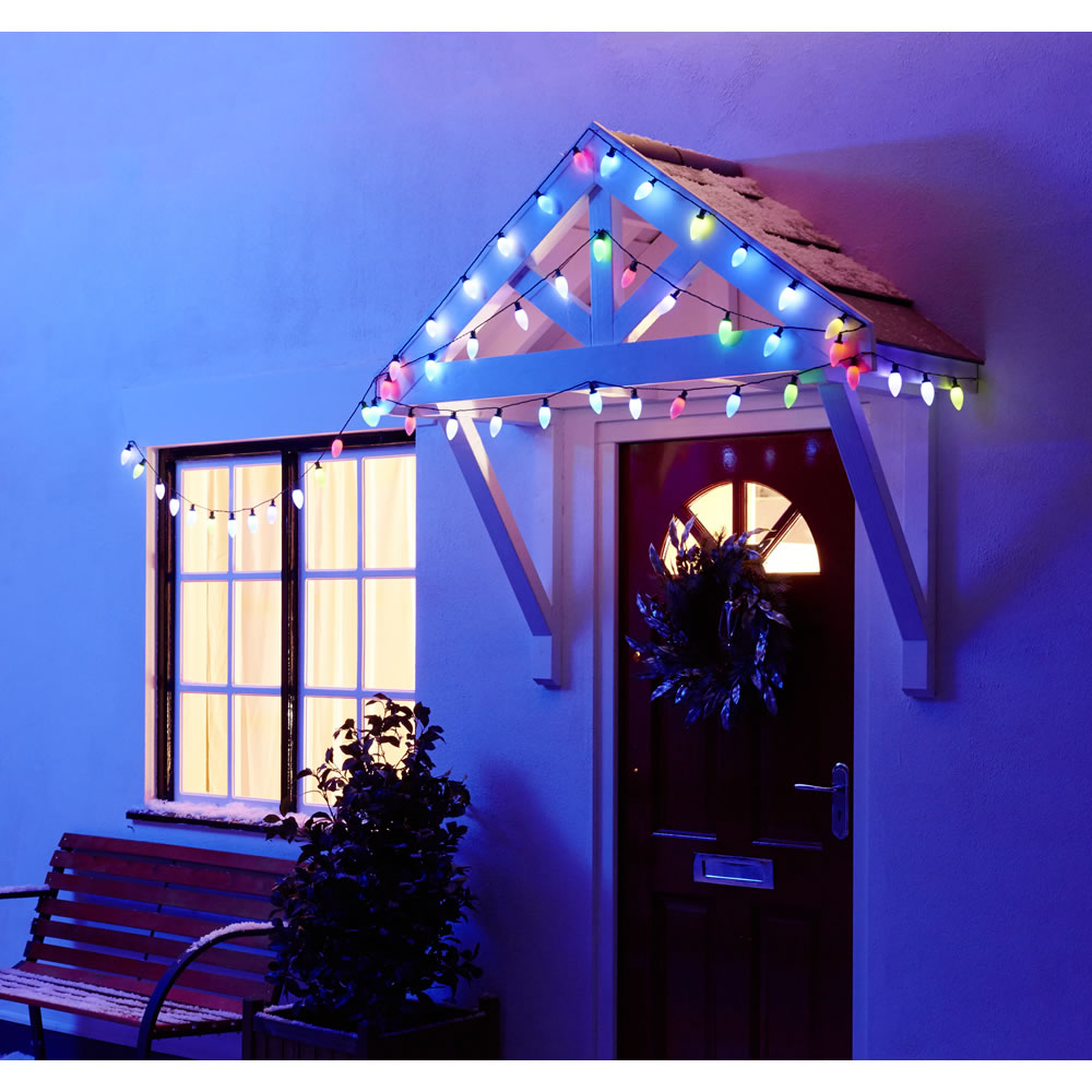 Wilko Christmas 50 LED Jumbo Colour Changing Light Image 1