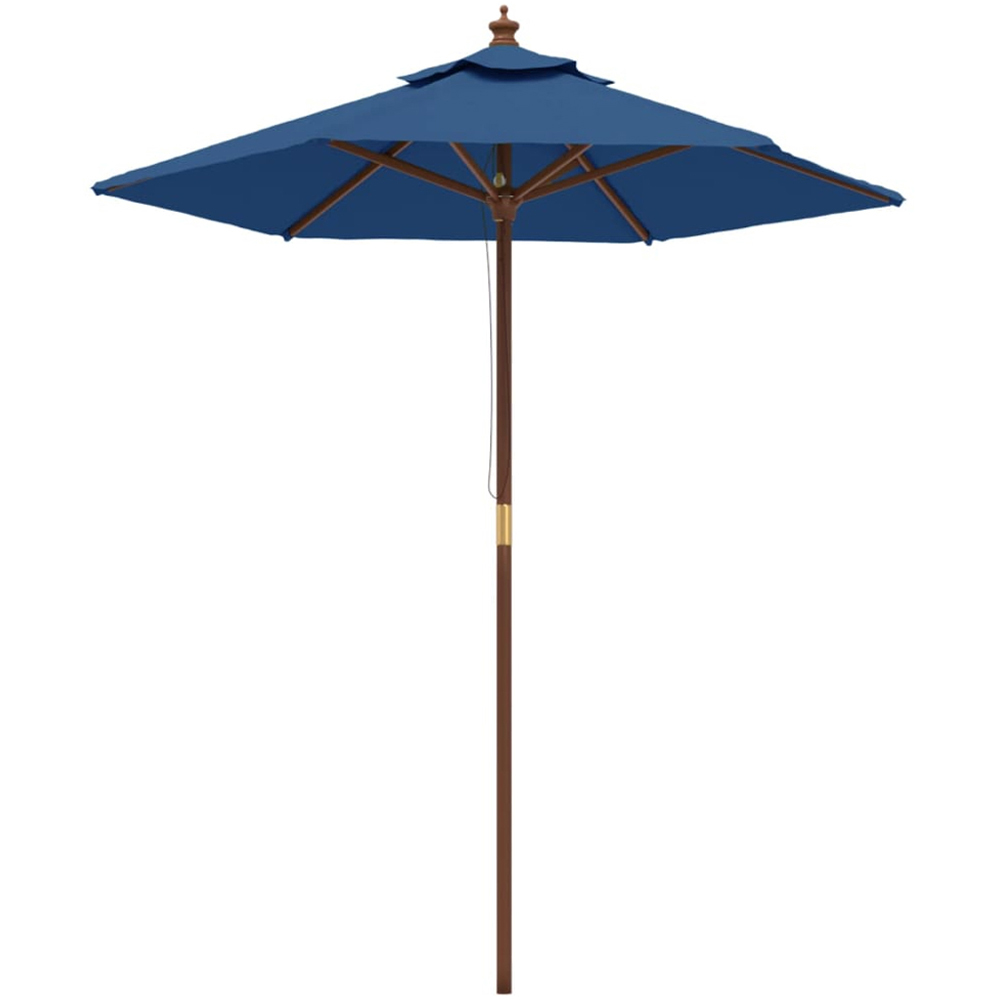 vidaXL Blue Garden Parasol 2.3 x 1.9m Image 1