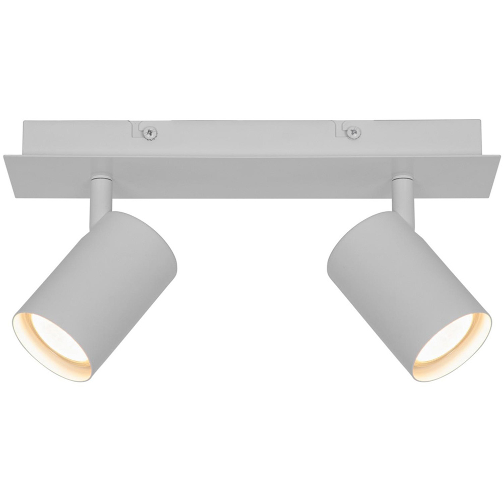 Nordlux Frida 2-Spot White Adjustable Spotlight Bar Image 1