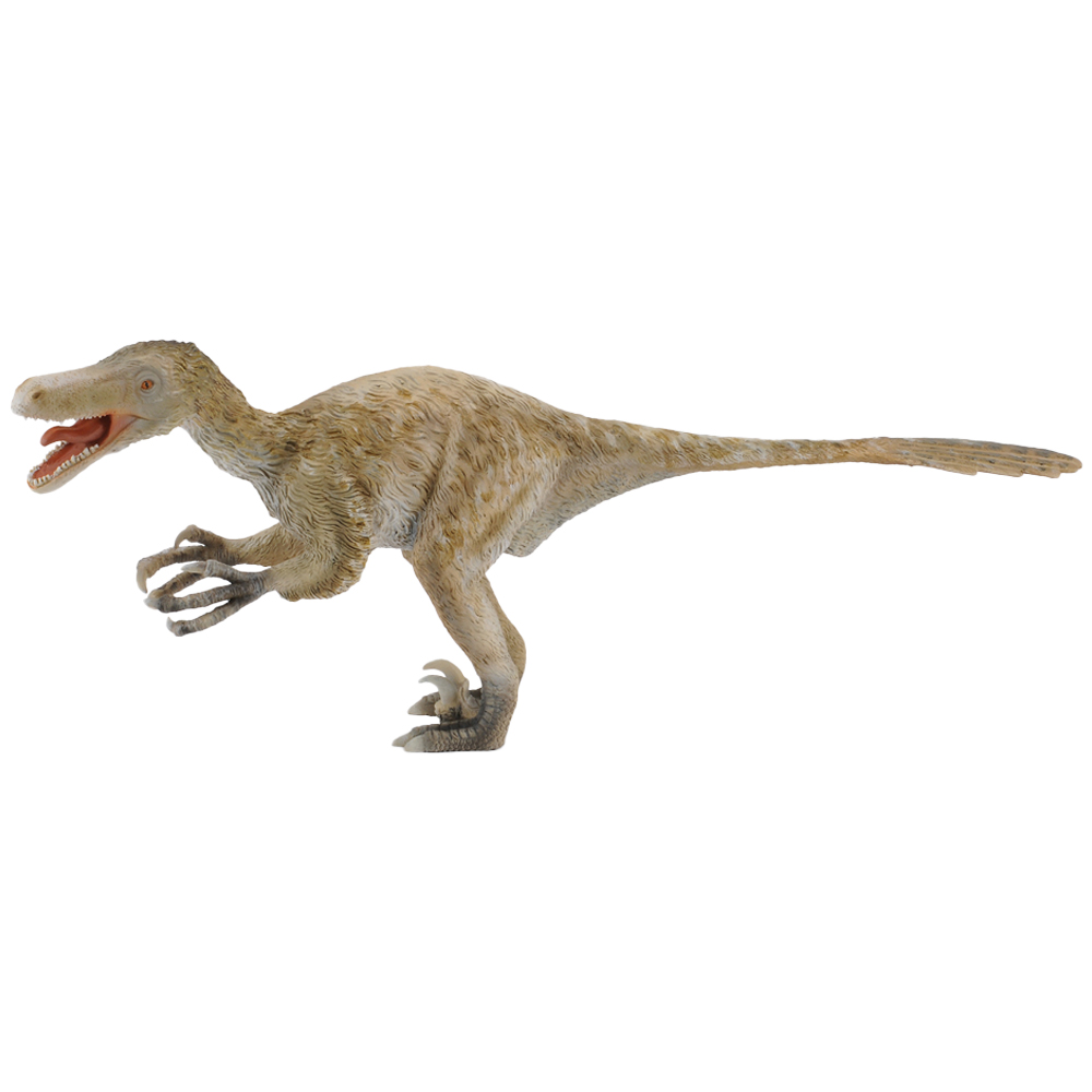 CollectA Velociraptor Dinosaur Toy Cream Image