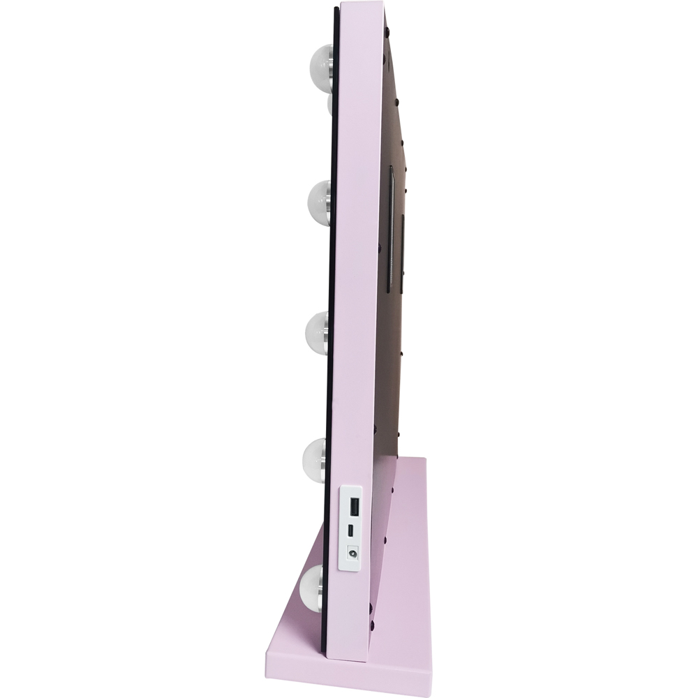 Hollywood LED Wireless Vanity Mirror Pink Image 10