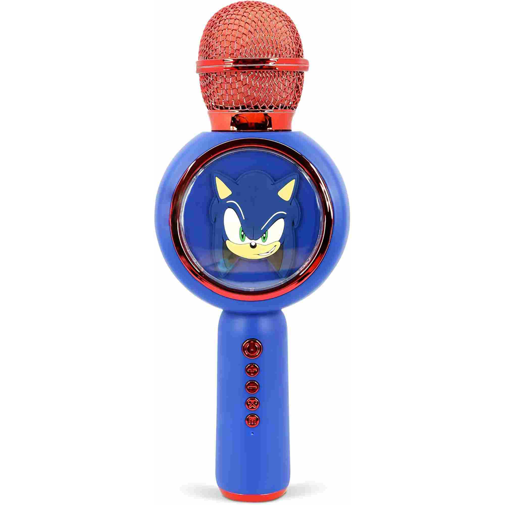 OTL Sonic The Hedgehog Karaoke Microphone and Wireless Speaker with LED Light Image 5