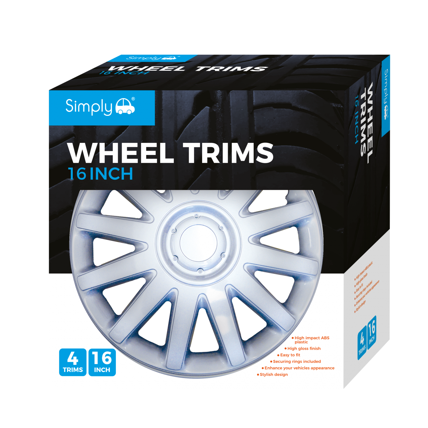 Simply Auto Wheel Trims 16inch - Promotional Image 1