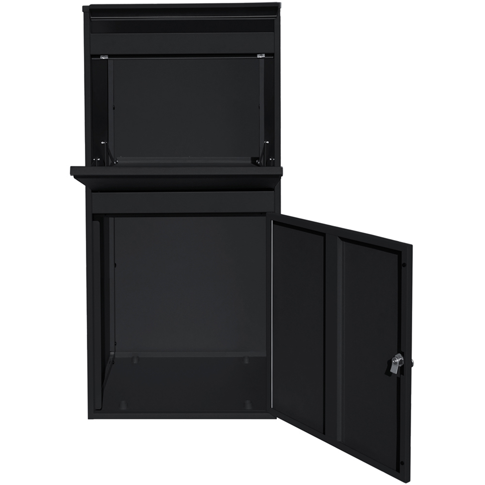 Monster Shop Black Anti Theft Parcel Post Box XL Image 3