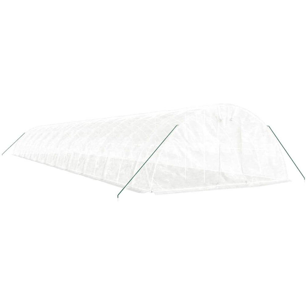 vidaXL White 16.4 x 72ft Greenhouse Image 3