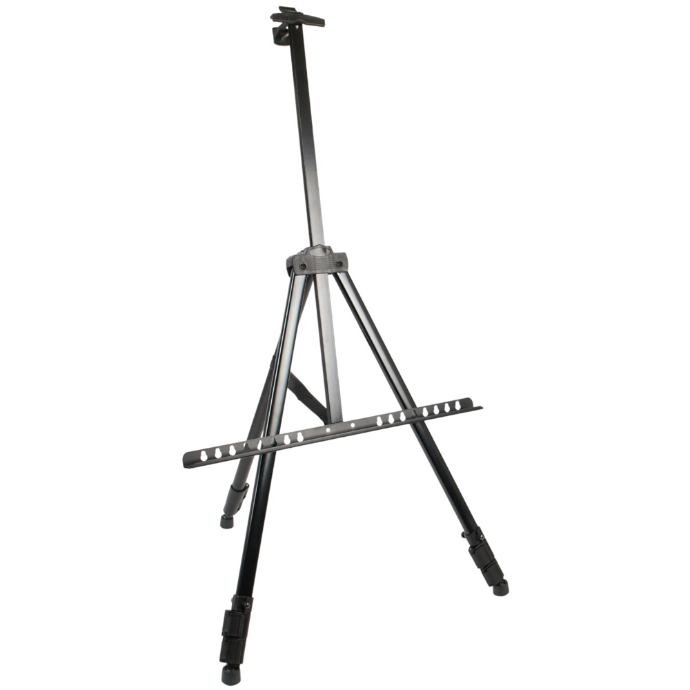 Aluminium Field Easel in Carry Bag Black Image 3