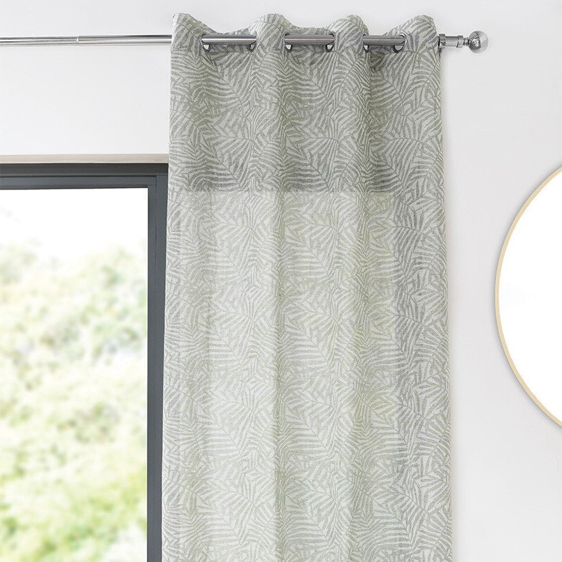 Divante Amina Palm Voile - Green Image 1