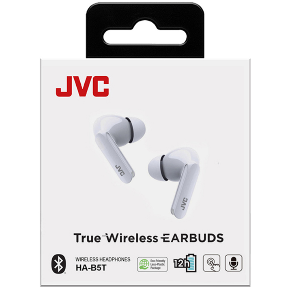 JVC HA-B5T White True Wireless Bluetooth Earbuds Image 3
