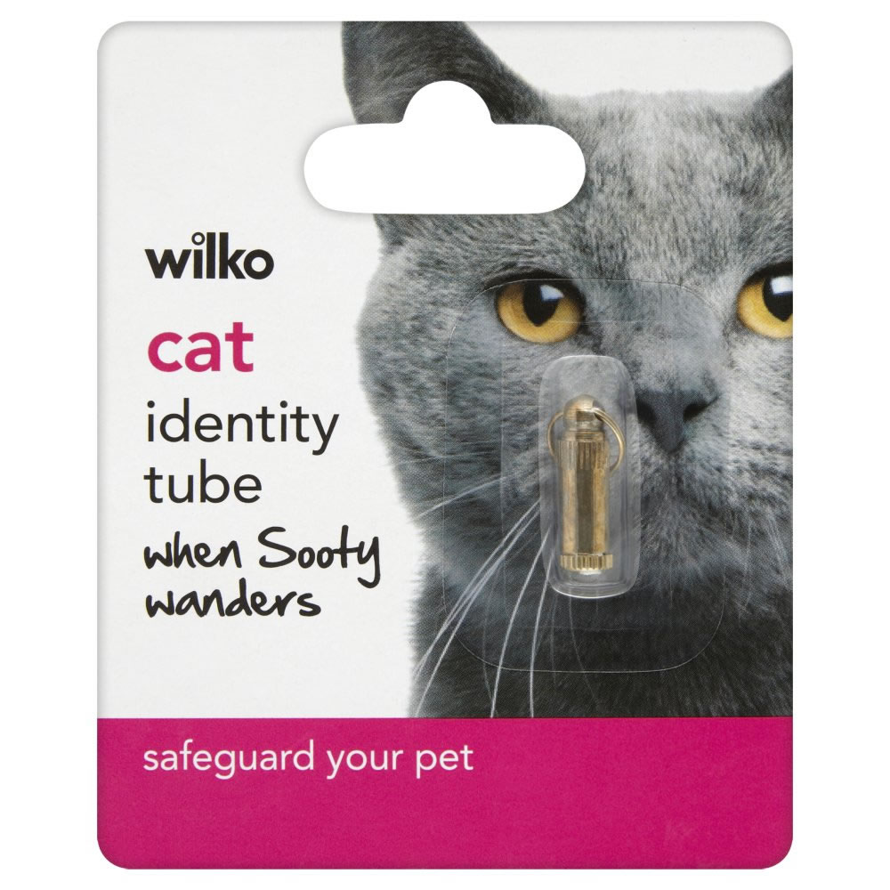 Wilko Cat Identity Tube Image