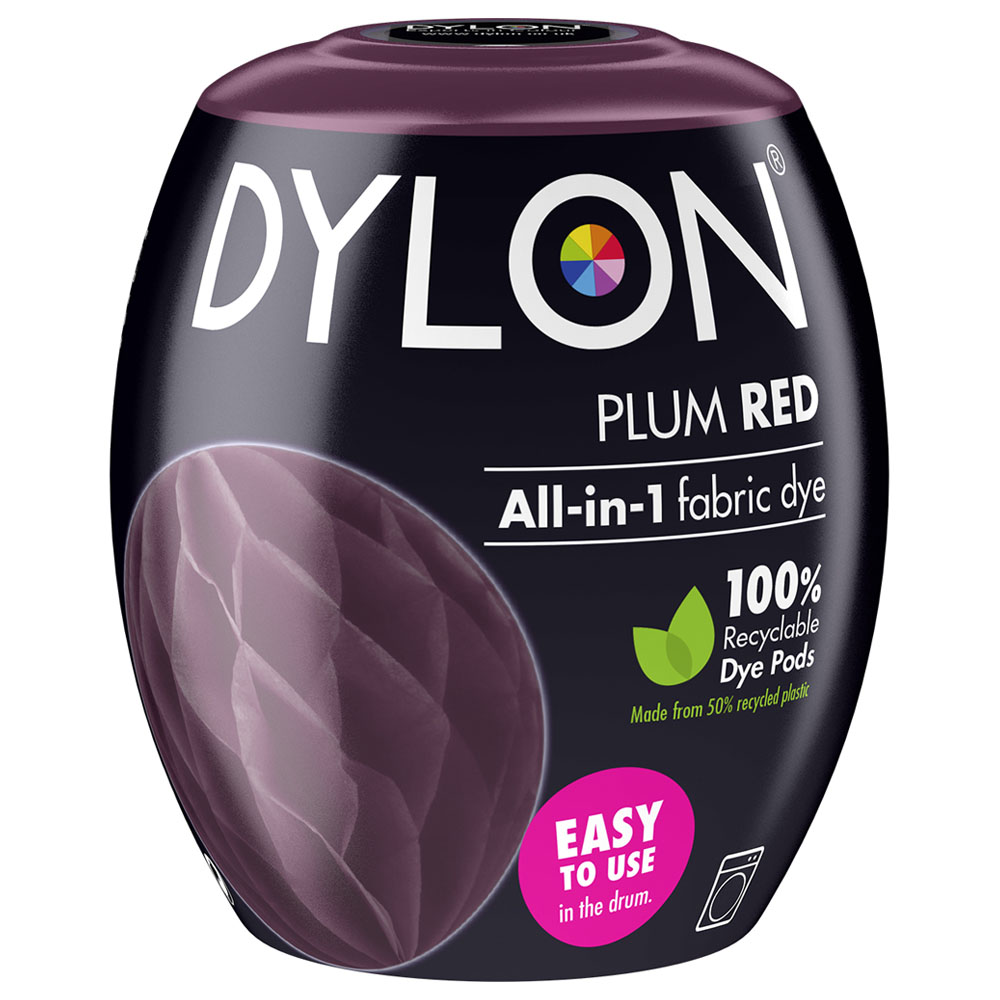 Dylon Plum Red Dye Pod 350g Image 1
