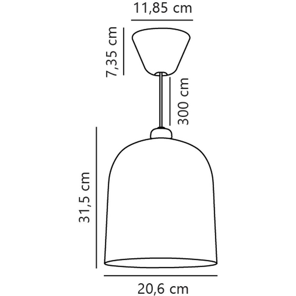 Nordlux Angle E27 8 inch Black Adjustable Pendant Light Image 6