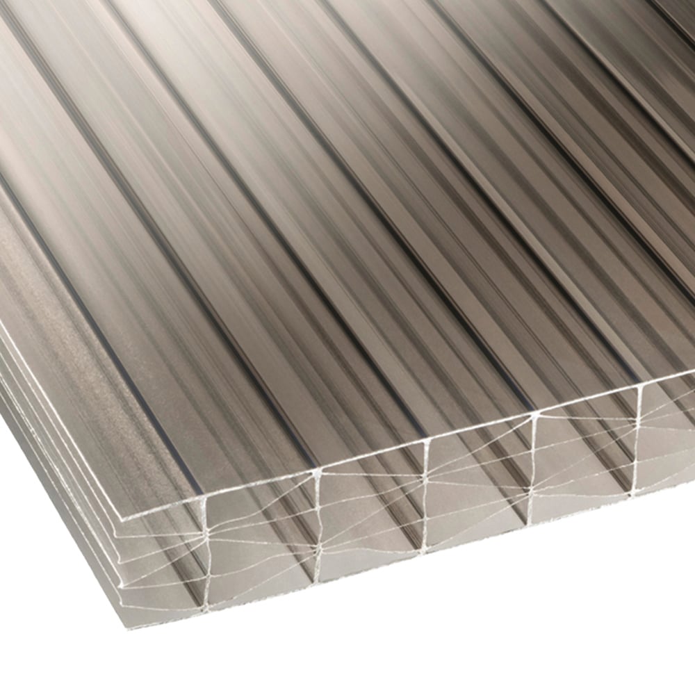 Corotherm Bronze Multiwall Polycarbonate Sheet 4000 x 700 x 25mm Image 1